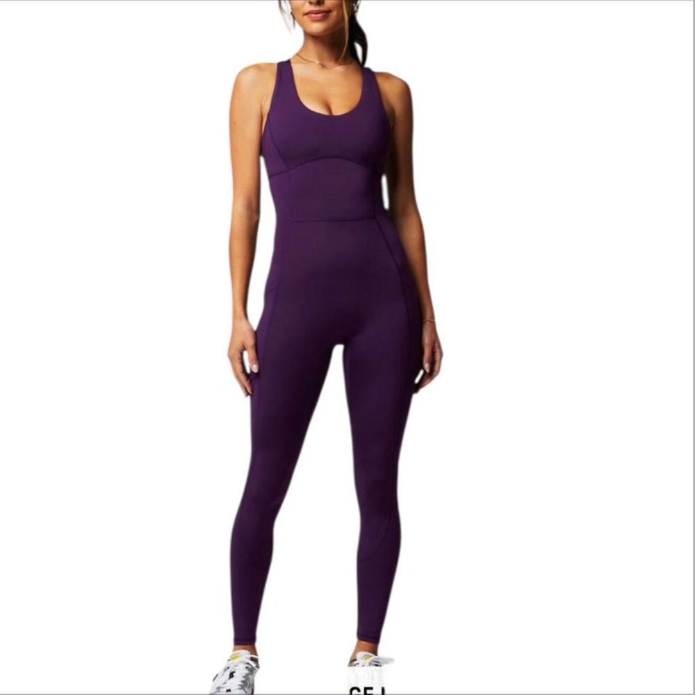 Fabletics Motion 365 Purple Jumpsuit